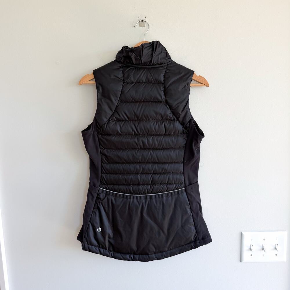 Lululemon Down For A Run Vest II Zip Up Black 8 NWT - Picture 2 of 13